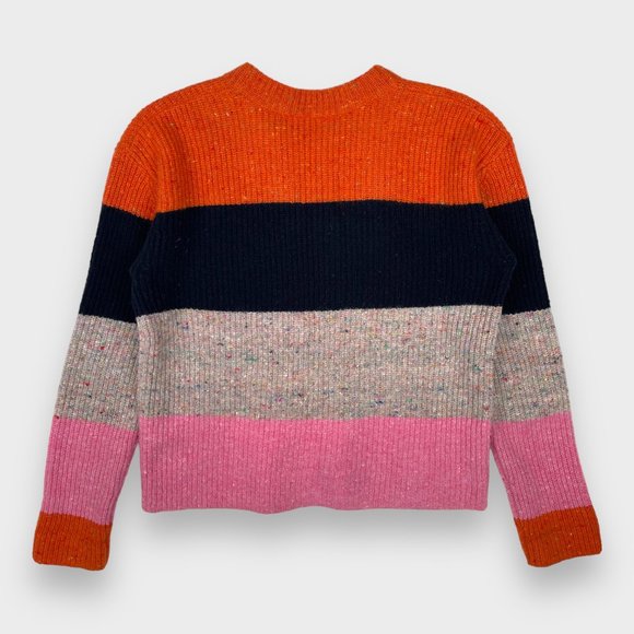 A.L.C. Georgina Colorblock Stripe Wool Cashmere Striped Sweater Women's Size XS - Picture 8 of 13